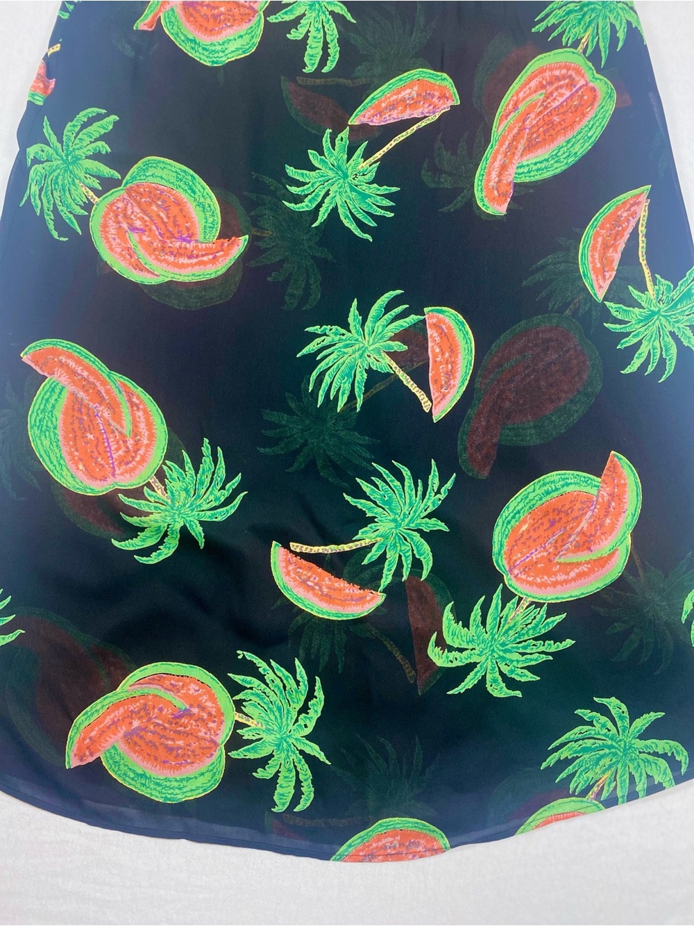 Reformation Addie Watermelon Print Cutout Midi Dress Sz 6 - Picture 12 of 14